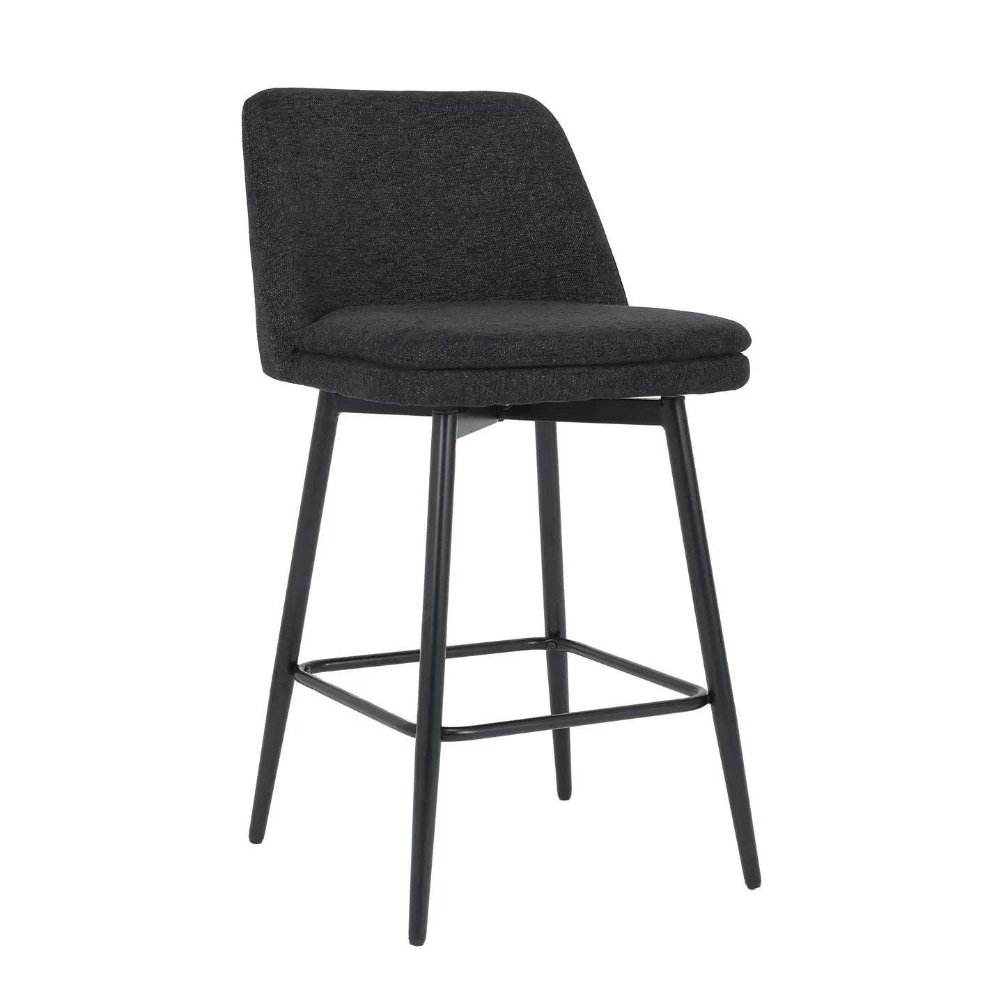 HADLEY COUNTER STOOLS - BLACK (SET OF 2)