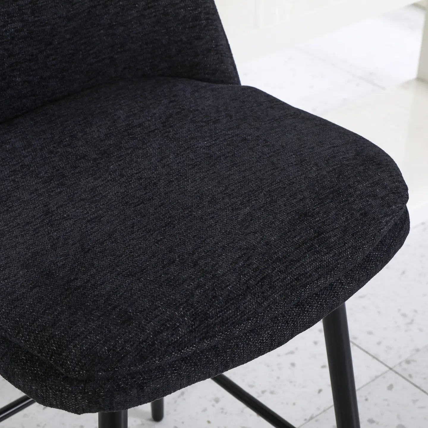 HADLEY COUNTER STOOLS - BLACK (SET OF 2)