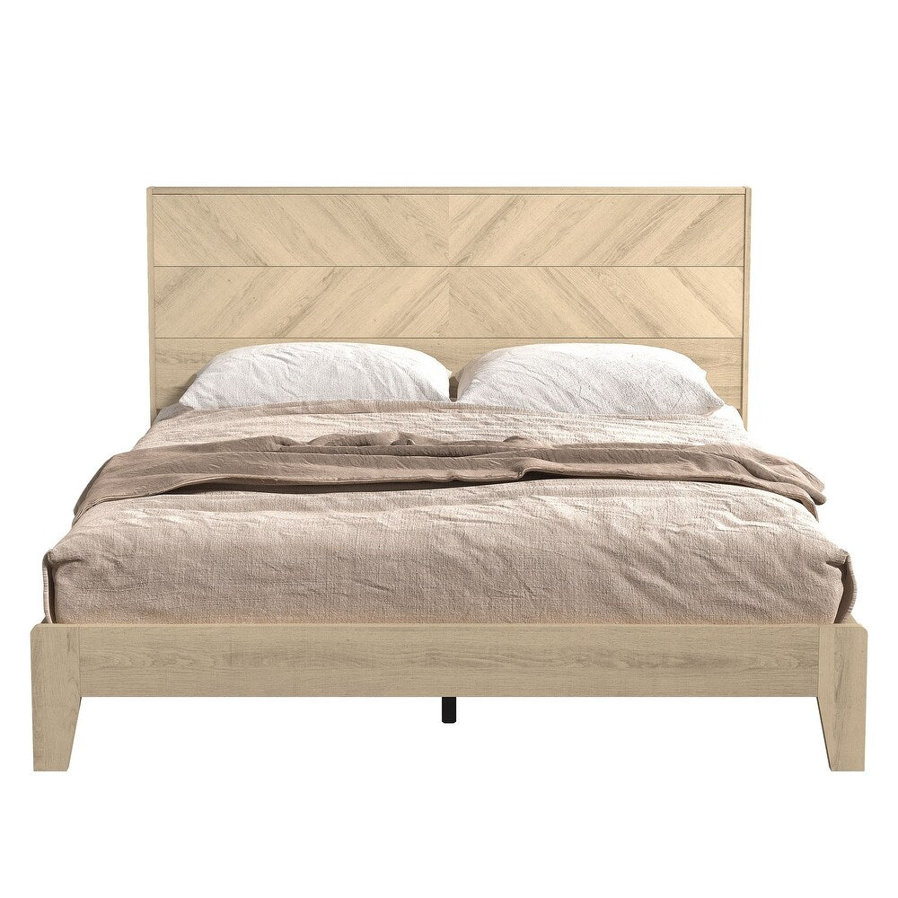 CLARA PLATFORM BED FRAME - OSLO OAK