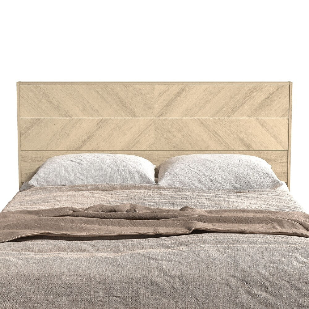 CLARA PLATFORM BED FRAME - OSLO OAK