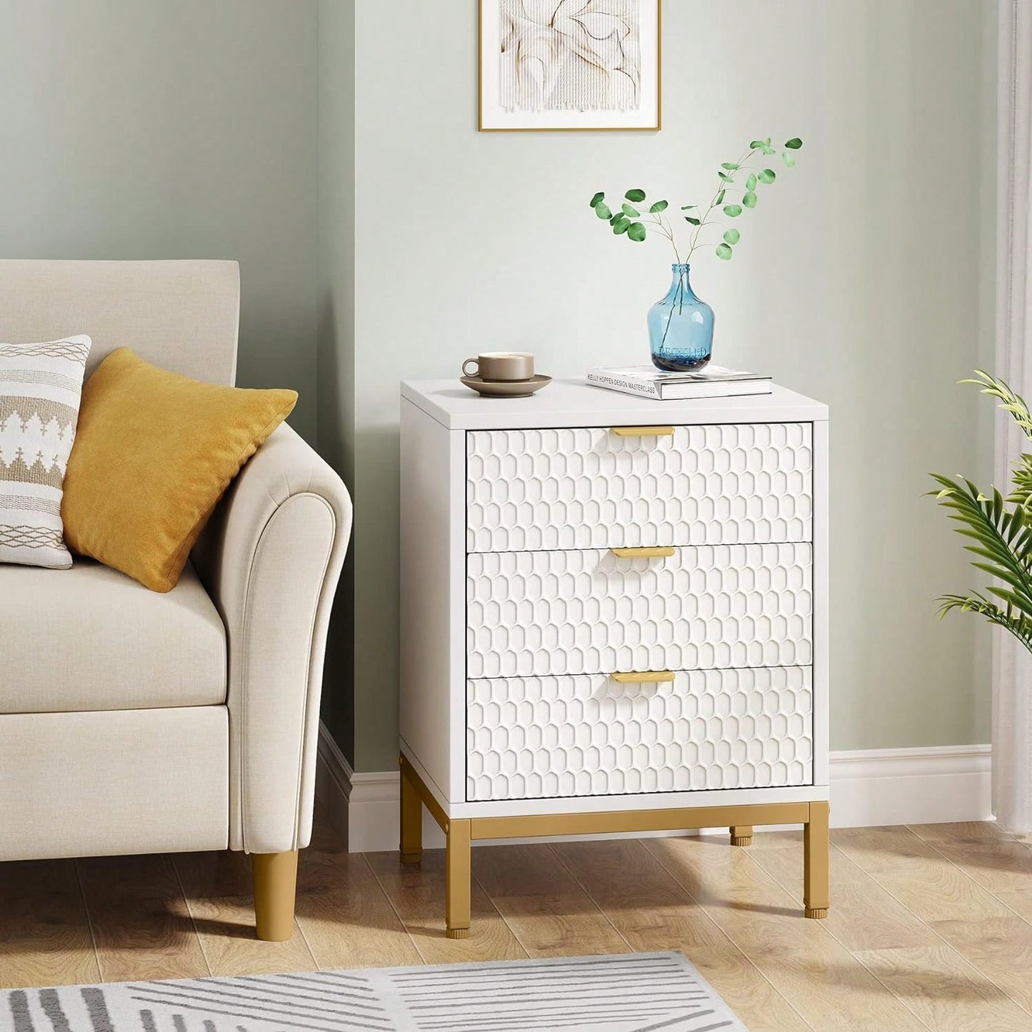 SLOANE SIDE TABLE - WHITE