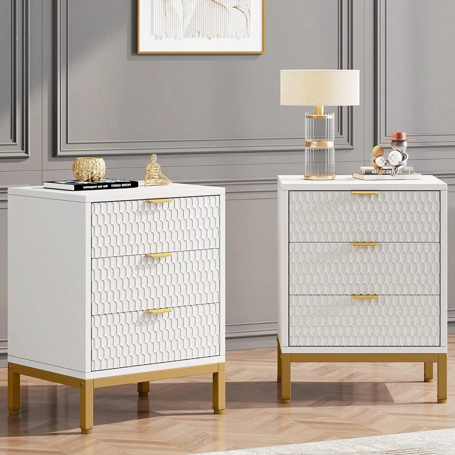 SLOANE SIDE TABLE - WHITE