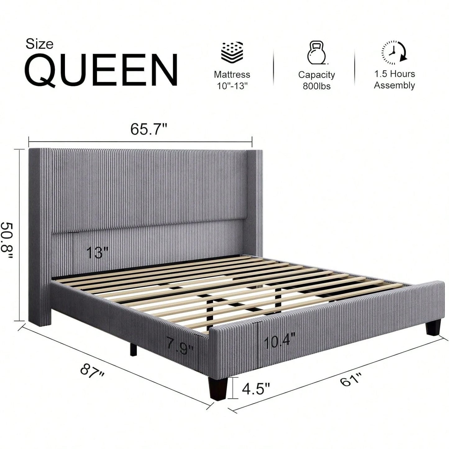 MALLORY PLATFORM BED FRAME