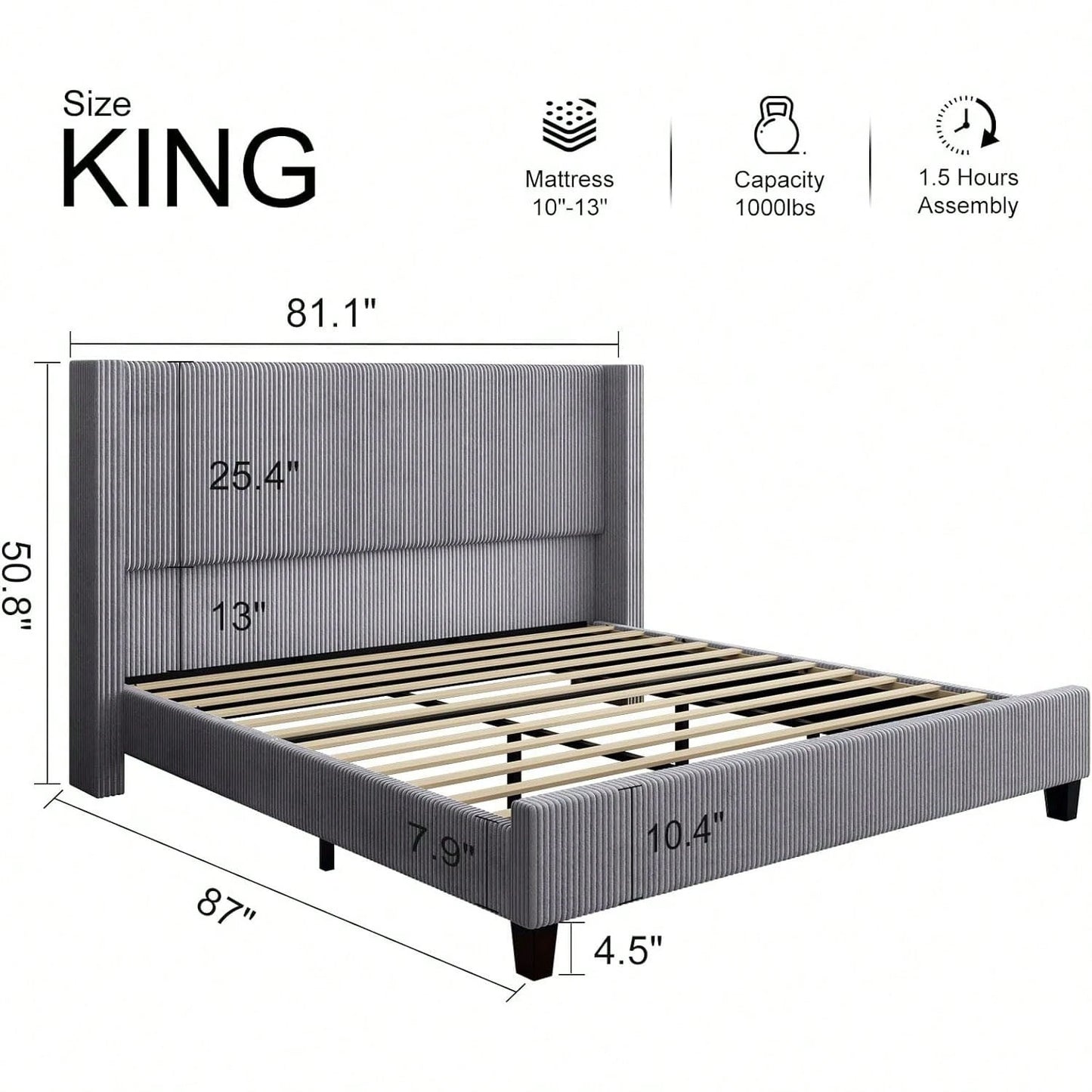 MALLORY PLATFORM BED FRAME