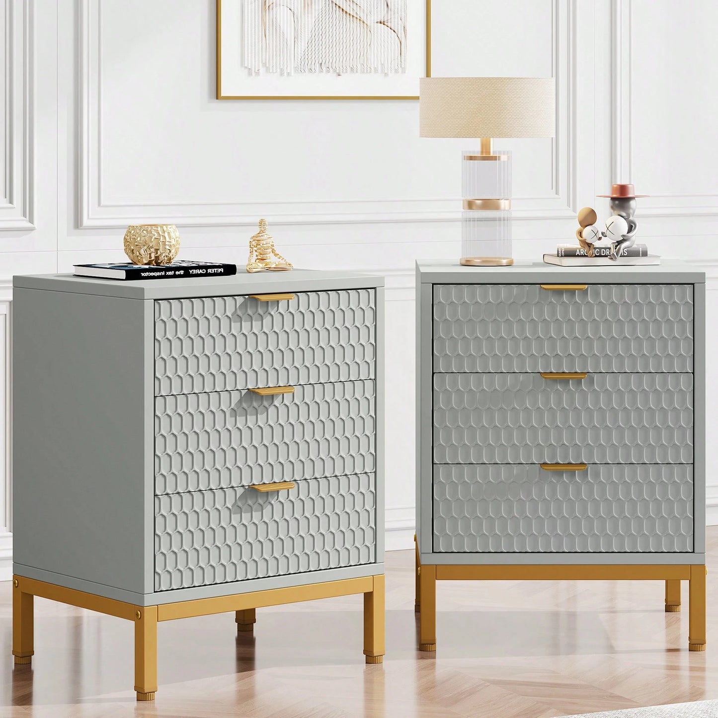 SLOANE SIDE TABLE - GRAY