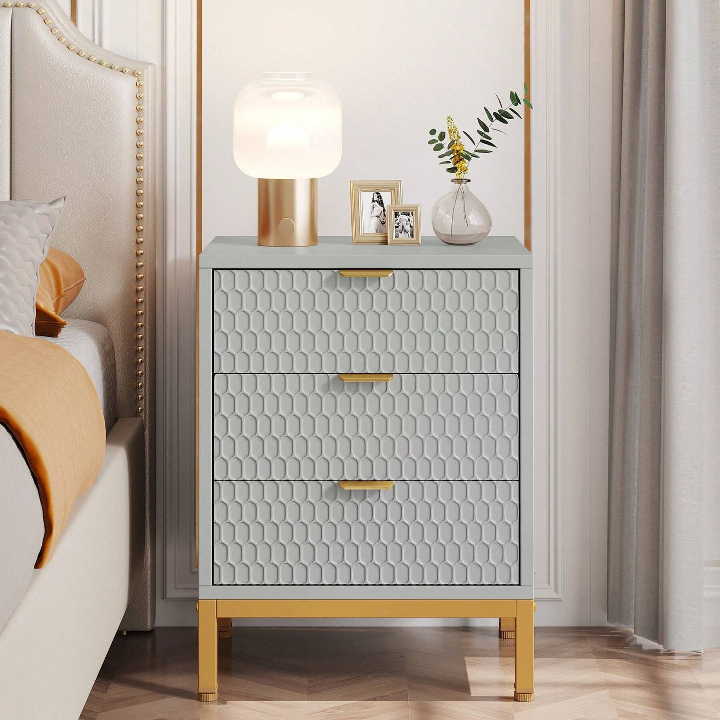 SLOANE SIDE TABLE - GRAY