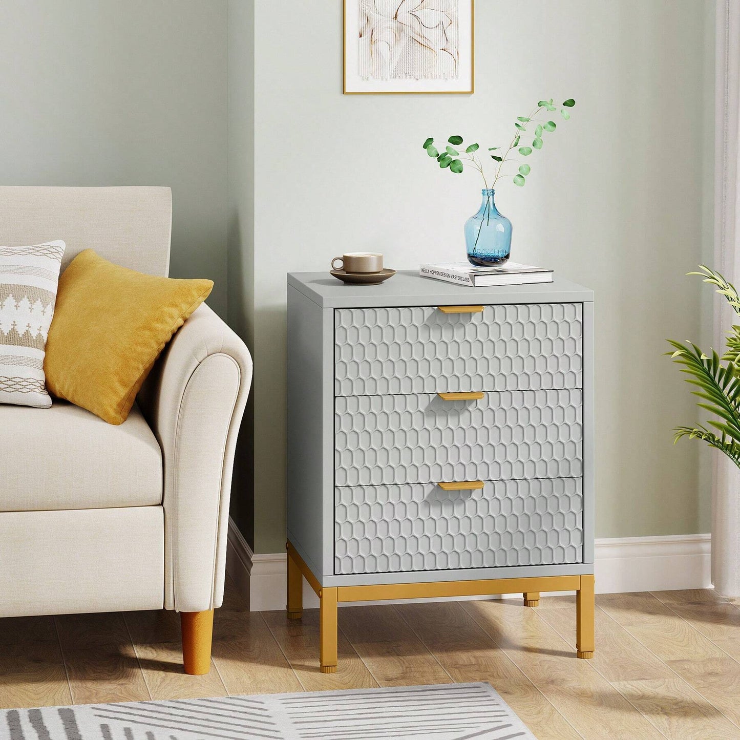 SLOANE SIDE TABLE - GRAY