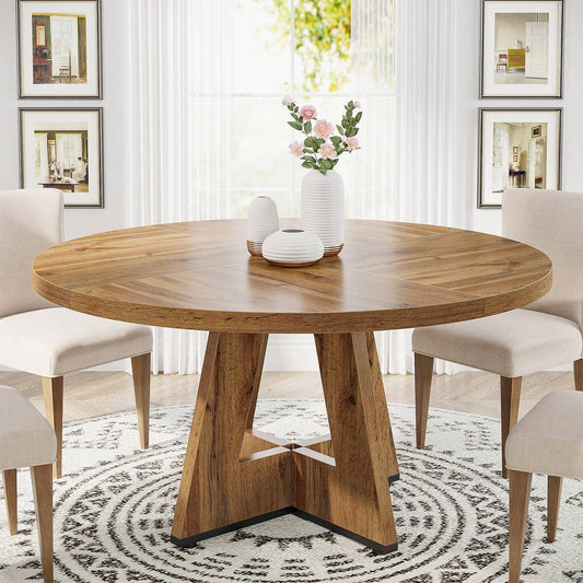 ISLA DINING TABLE - RETRO BROWN