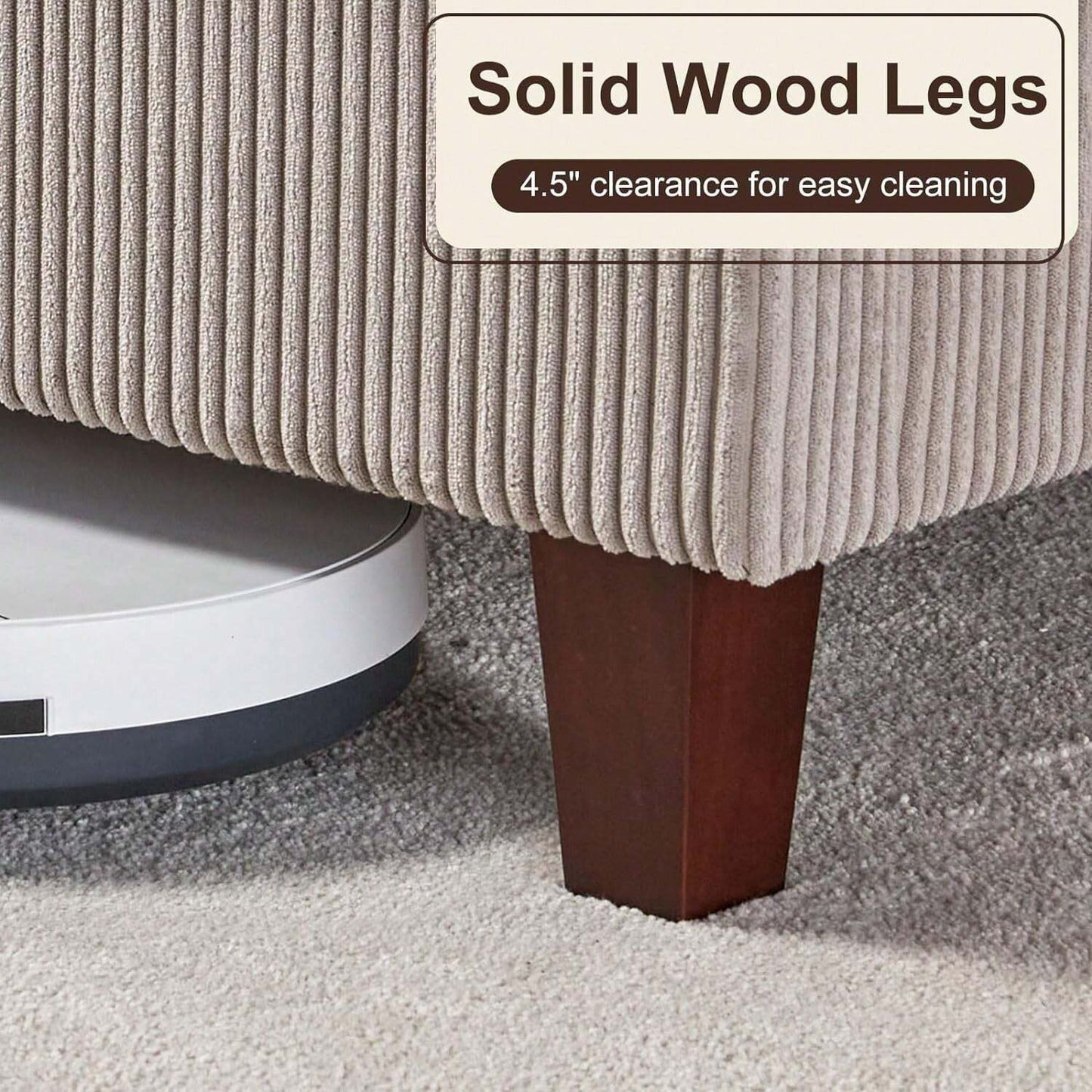 OASIS PLATFORM BED FRAME - KHAKI
