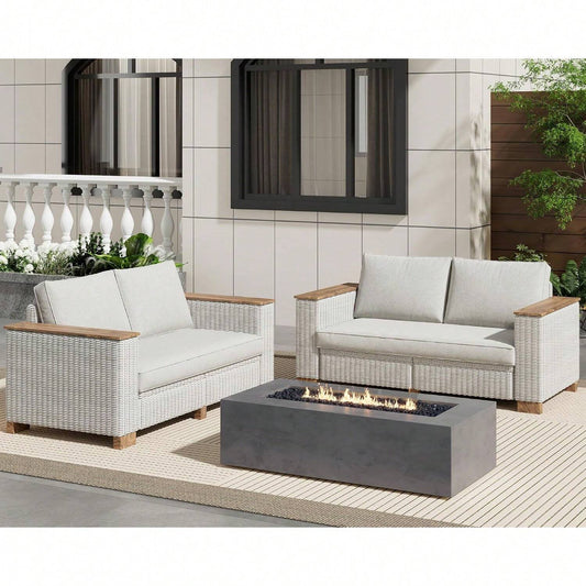 SANTORINI 4-PIECE OUTDOOR LOUNGE SET