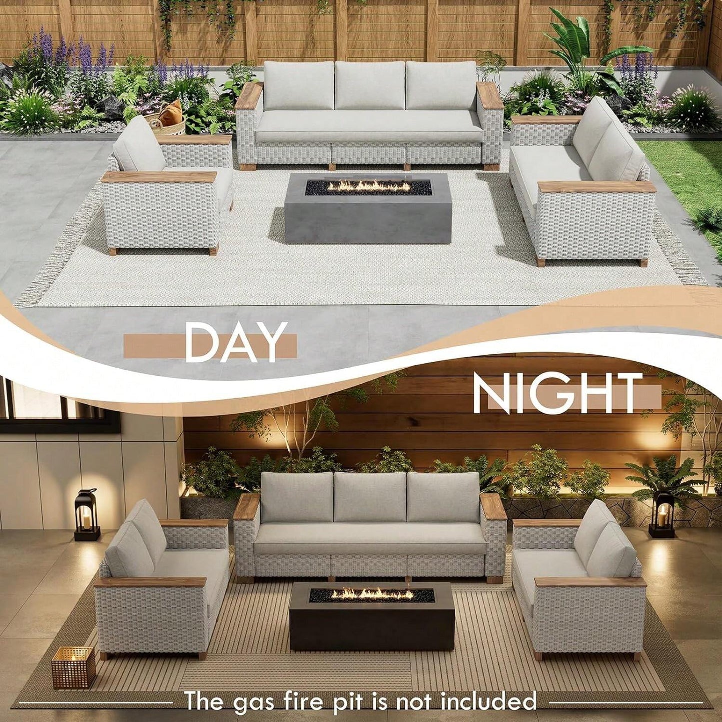 SANTORINI 4-PIECE OUTDOOR LOUNGE SET