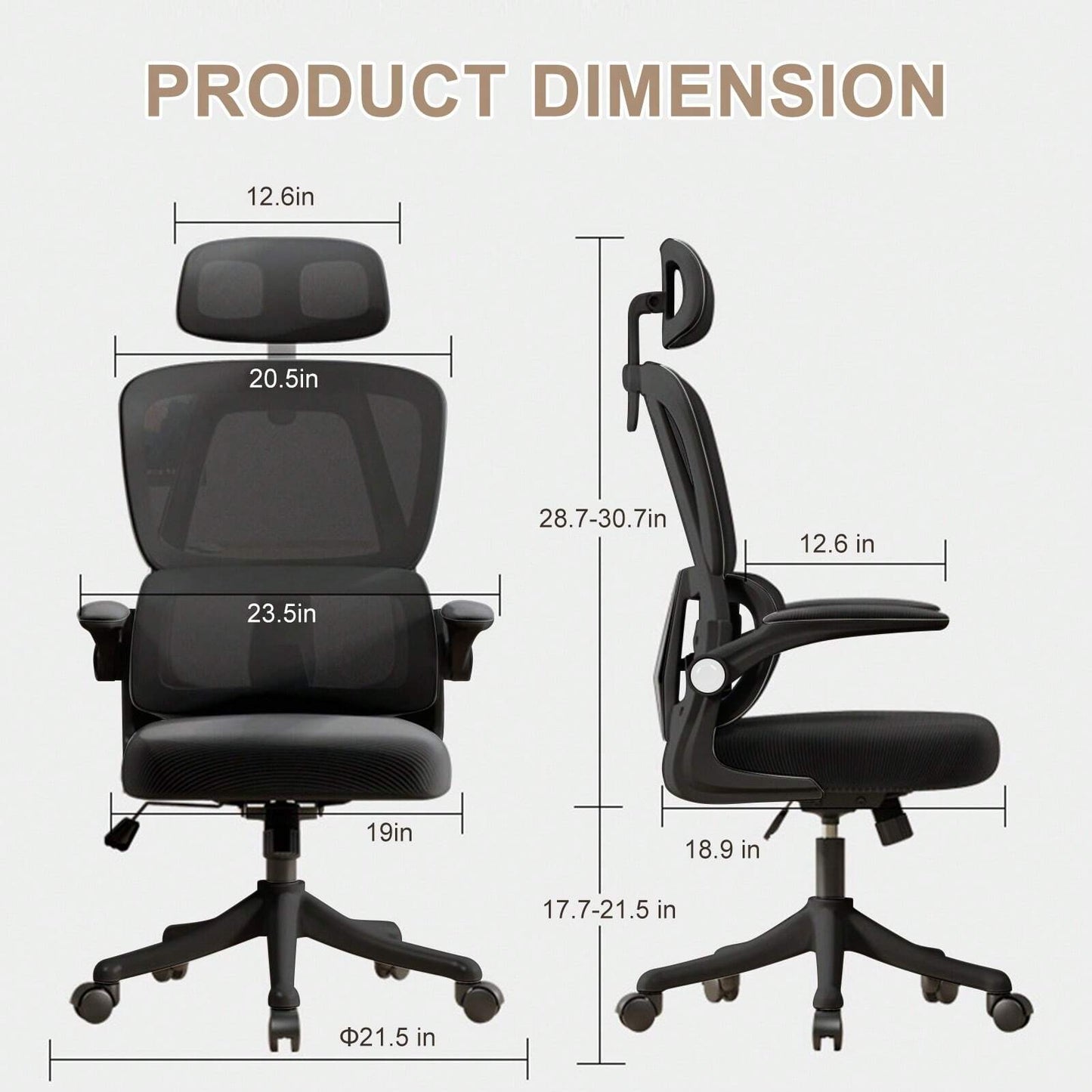 MAYA OFFICE CHAIR - BLACK
