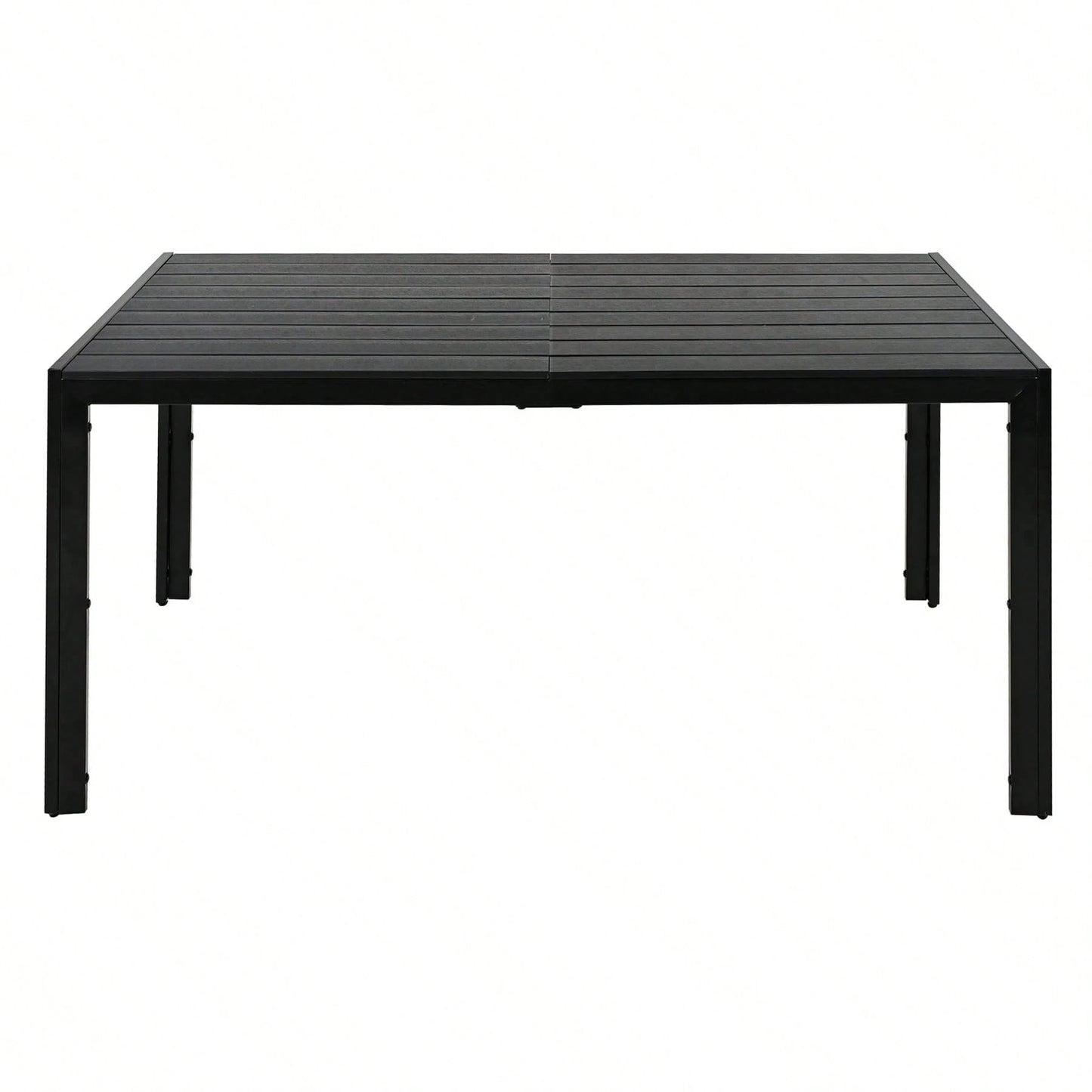 ALMAIRE 7-PIECE OUTDOOR DINING SET - BLACK