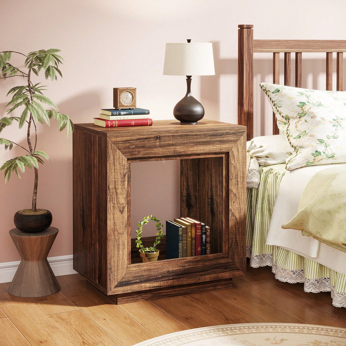 DURHAM END TABLE - WALNUT
