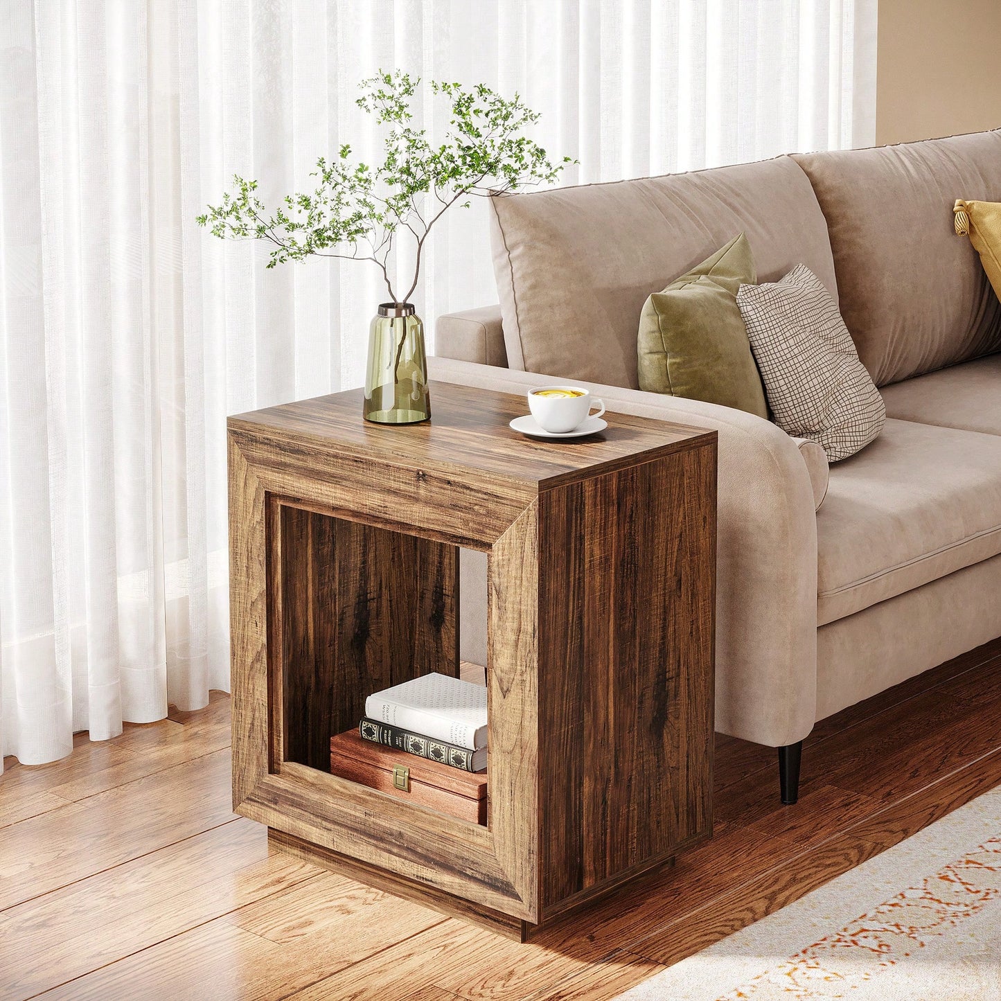 DURHAM END TABLE - WALNUT