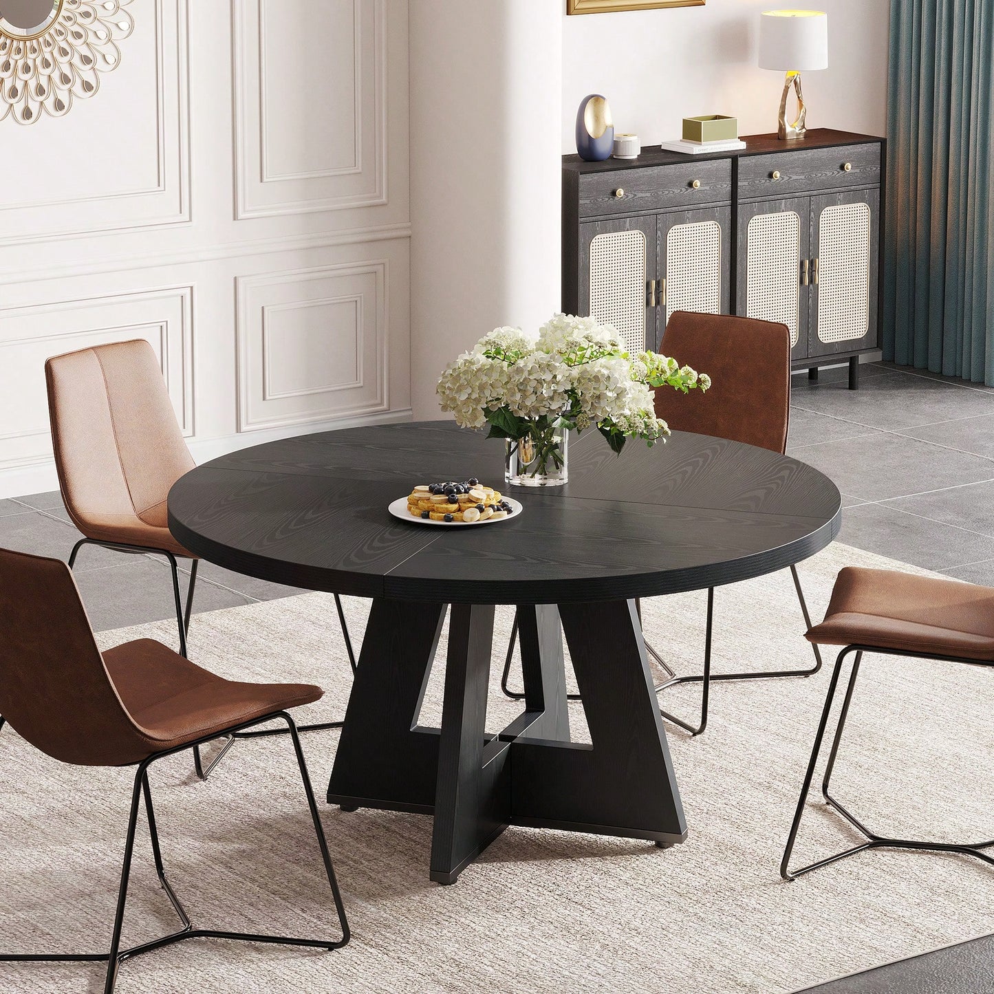ISLA DINING TABLE - BLACK