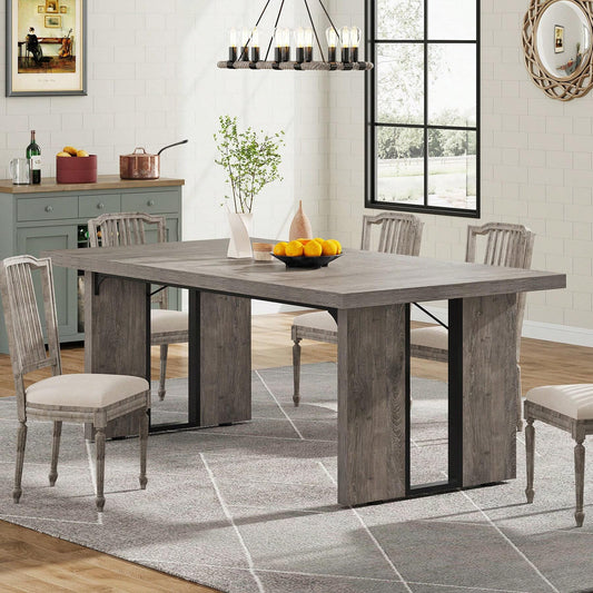 HERITAGE DINING TABLE - GRAY