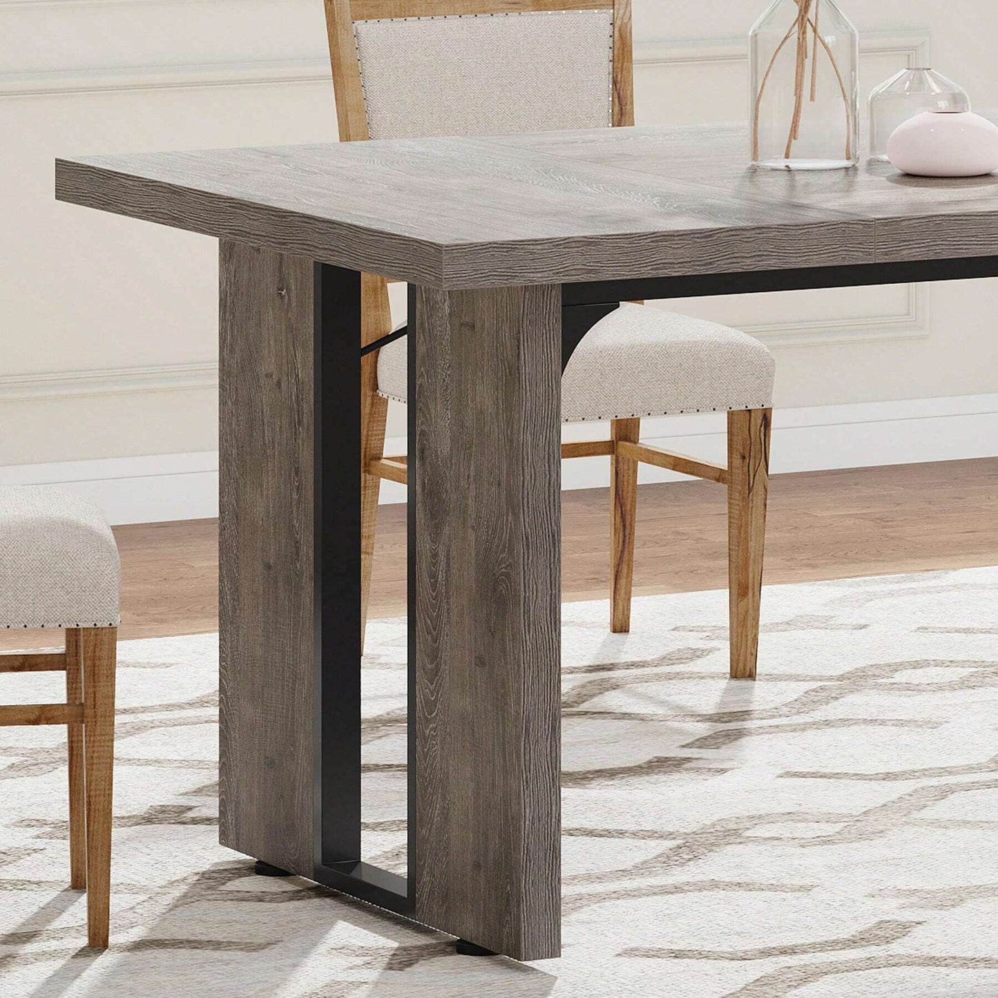 HERITAGE DINING TABLE - GRAY