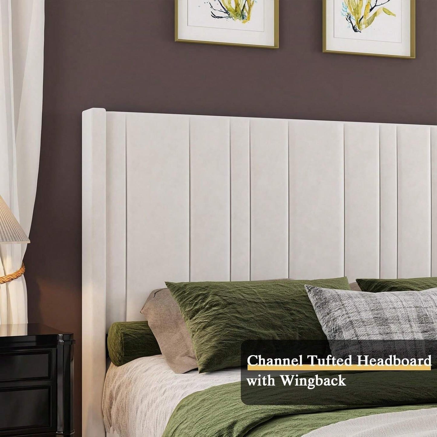 MAISON PLATFORM BED FRAME - WHITE