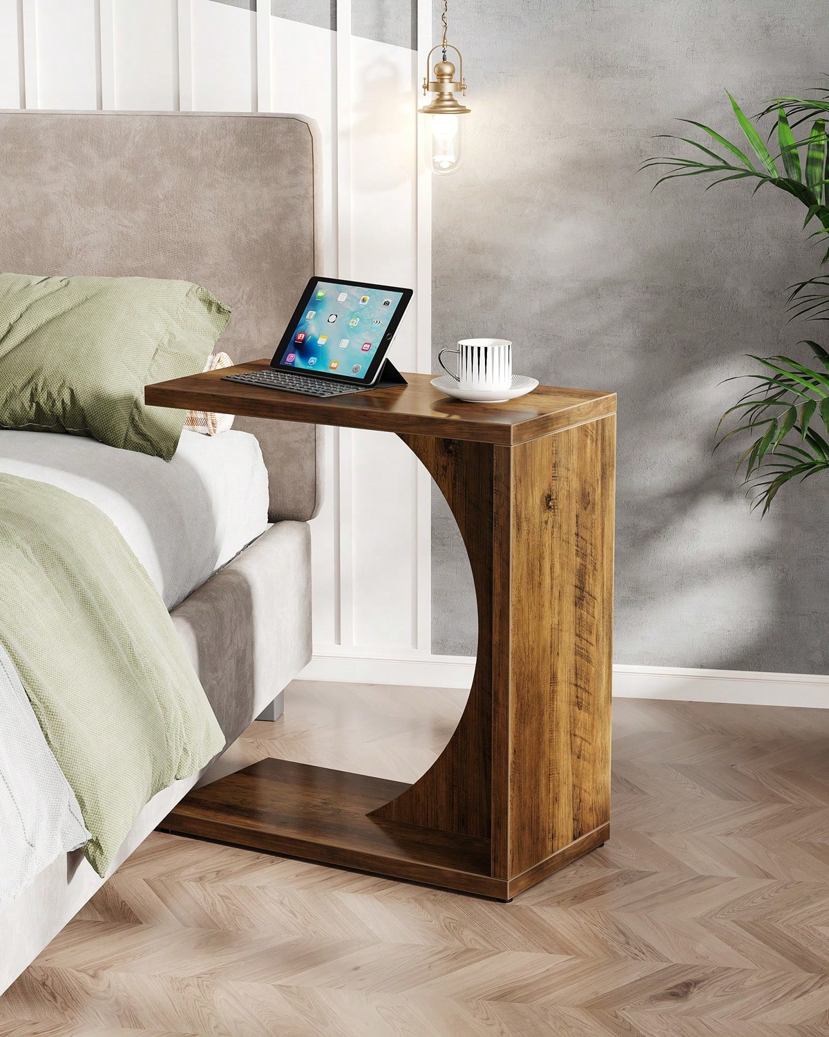 NESTLE SIDE TABLE - BROWN