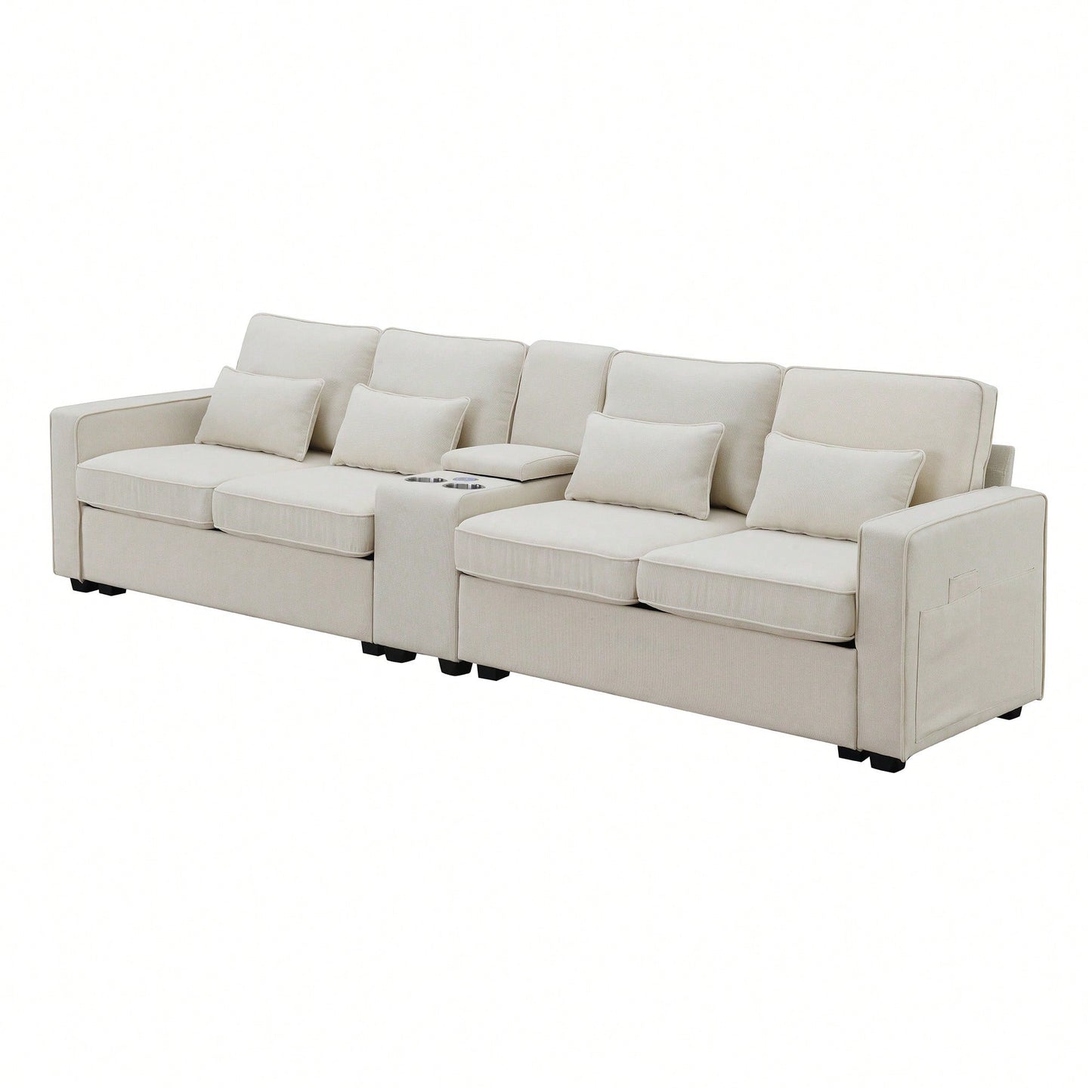LILA 114" SOFA- BEIGE