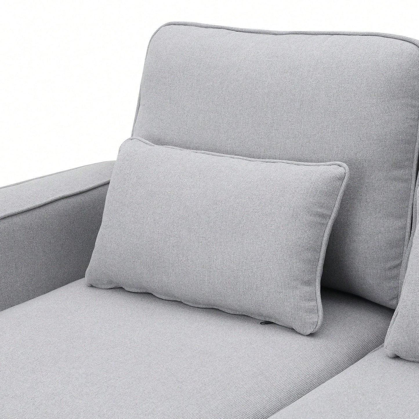 LILA 114" SOFA- LIGHT GRAY