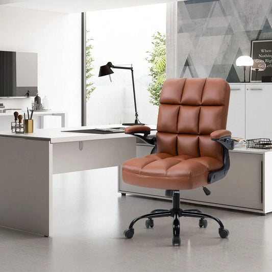 TAHLIA OFFICE CHAIR -  BROWN