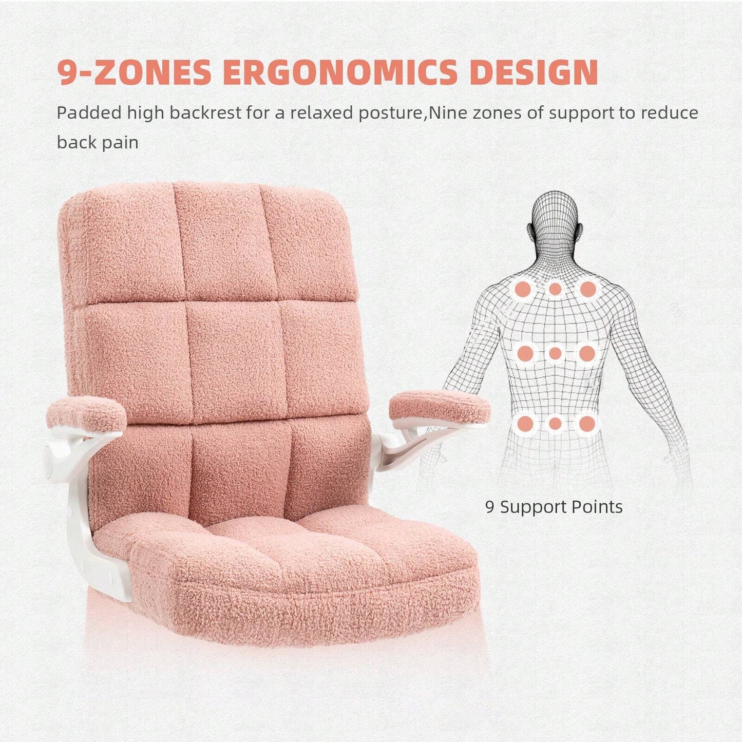 TAHLIA OFFICE CHAIR - PINK