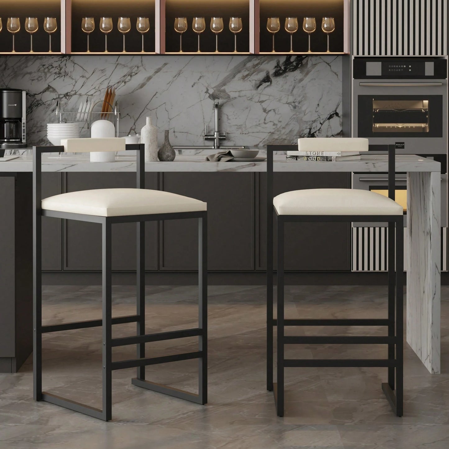FAYE COUNTER STOOLS (SET OF 2)