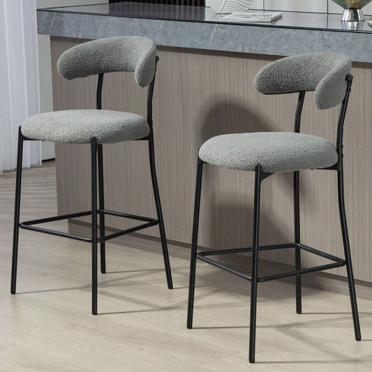 TERRIE COUNTER STOOLS - GRAY (SET OF 2)