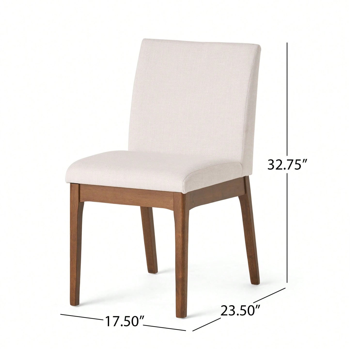 MILA DINING CHAIR - BEIGE (SET OF 2)
