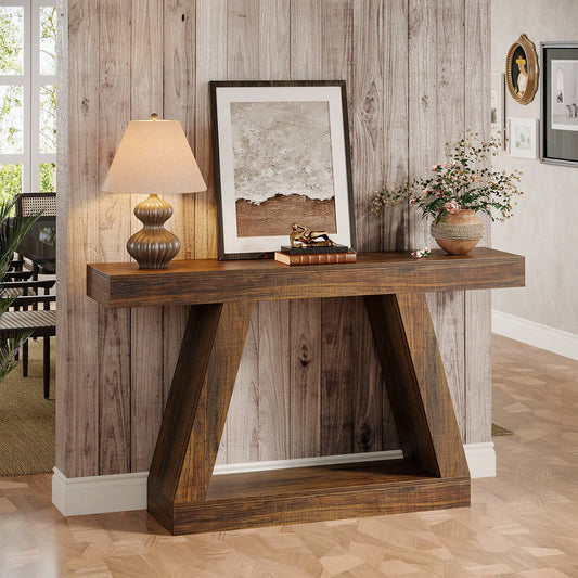 ASPEN 55" CONSOLE TABLE - BROWN