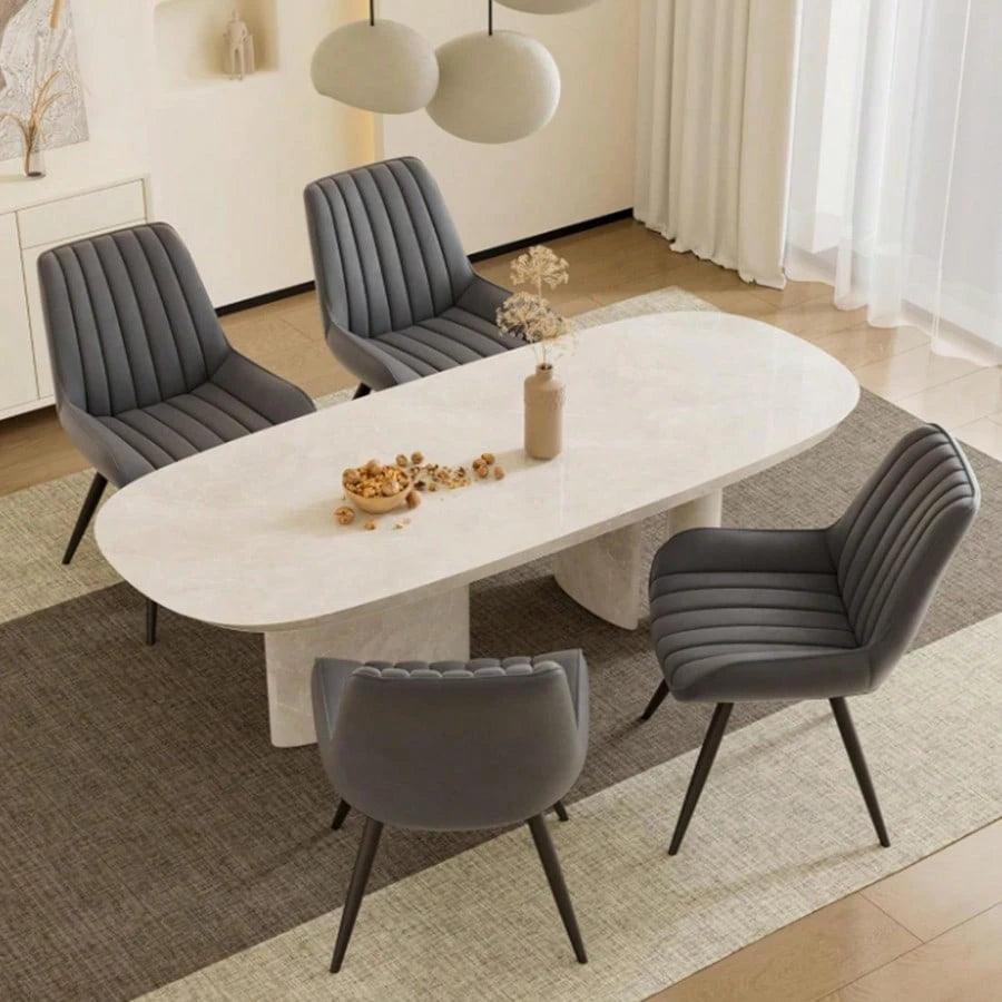 BRINLEY DINING CHAIR - DARK GRAY (SET OF 4)