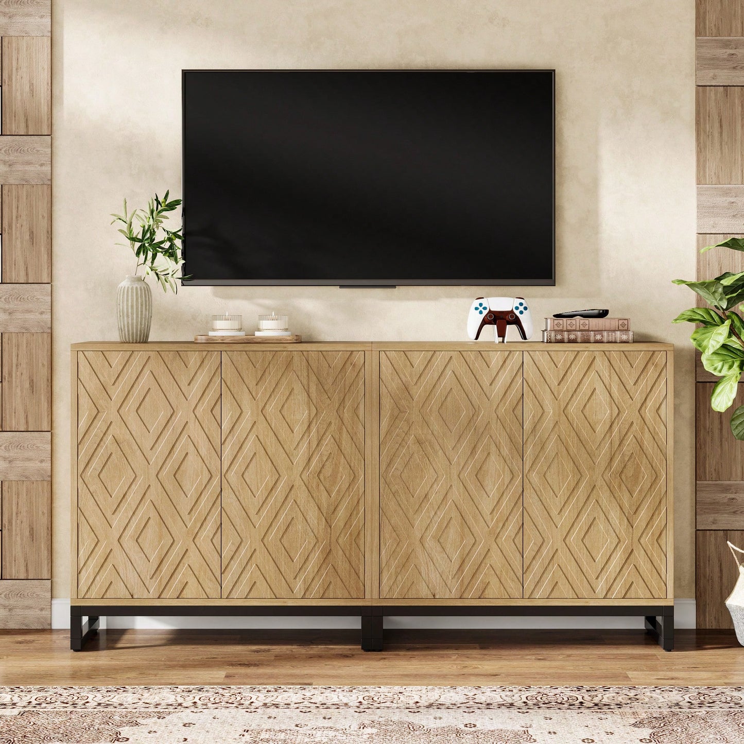 SORAYA SIDEBOARD - BROWN