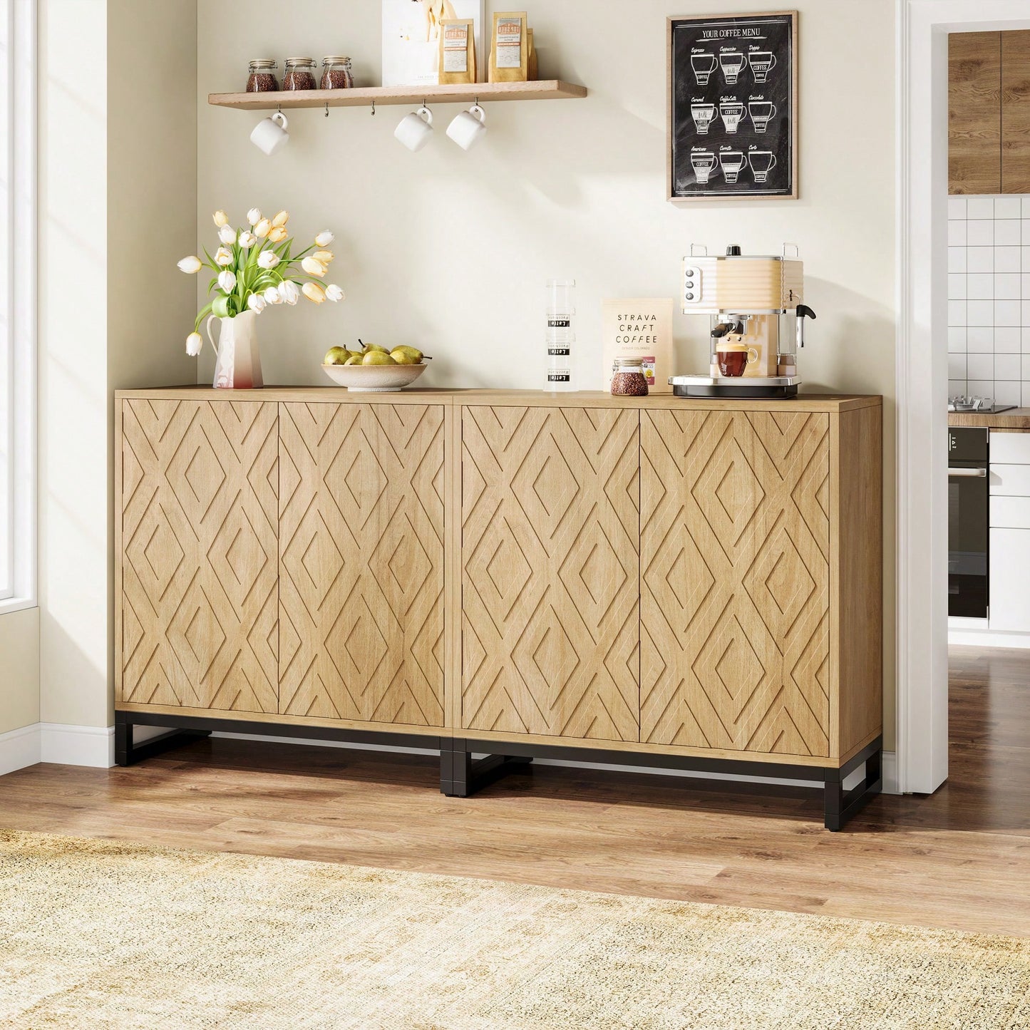 SORAYA SIDEBOARD - BROWN