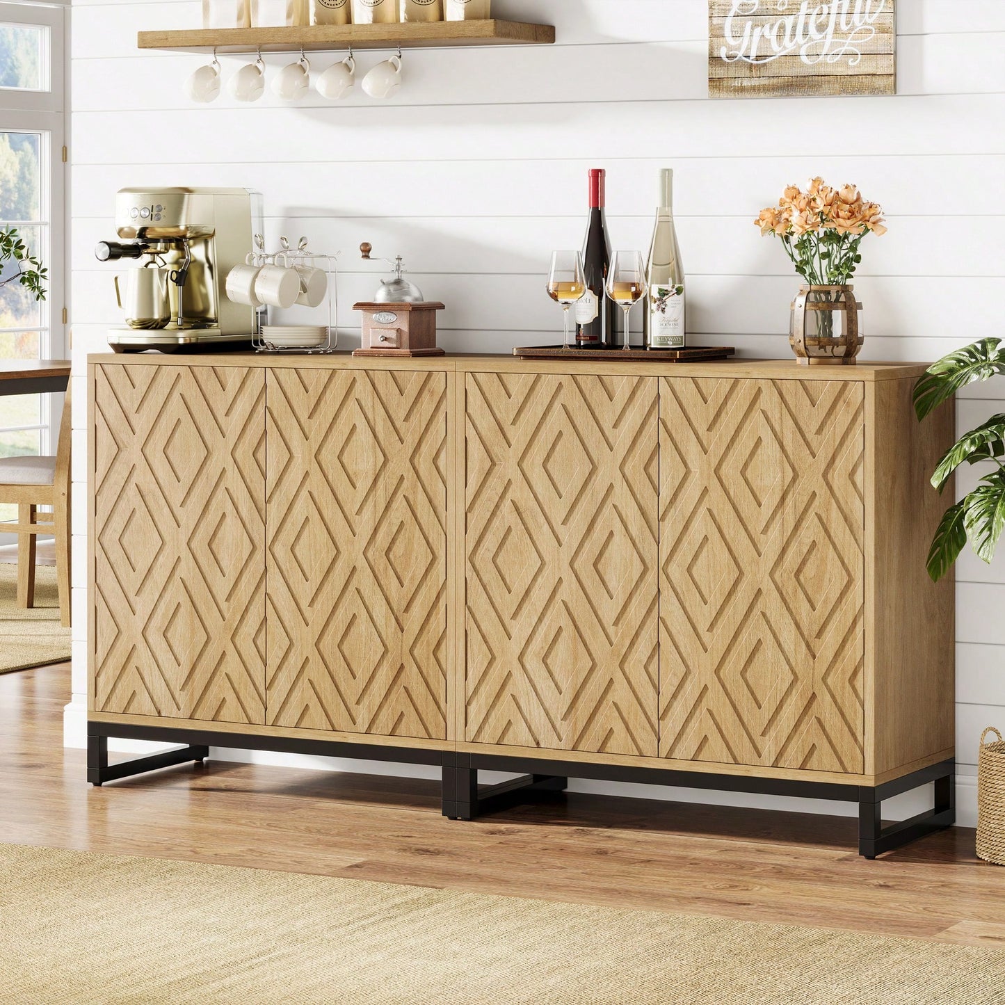 SORAYA SIDEBOARD - BROWN