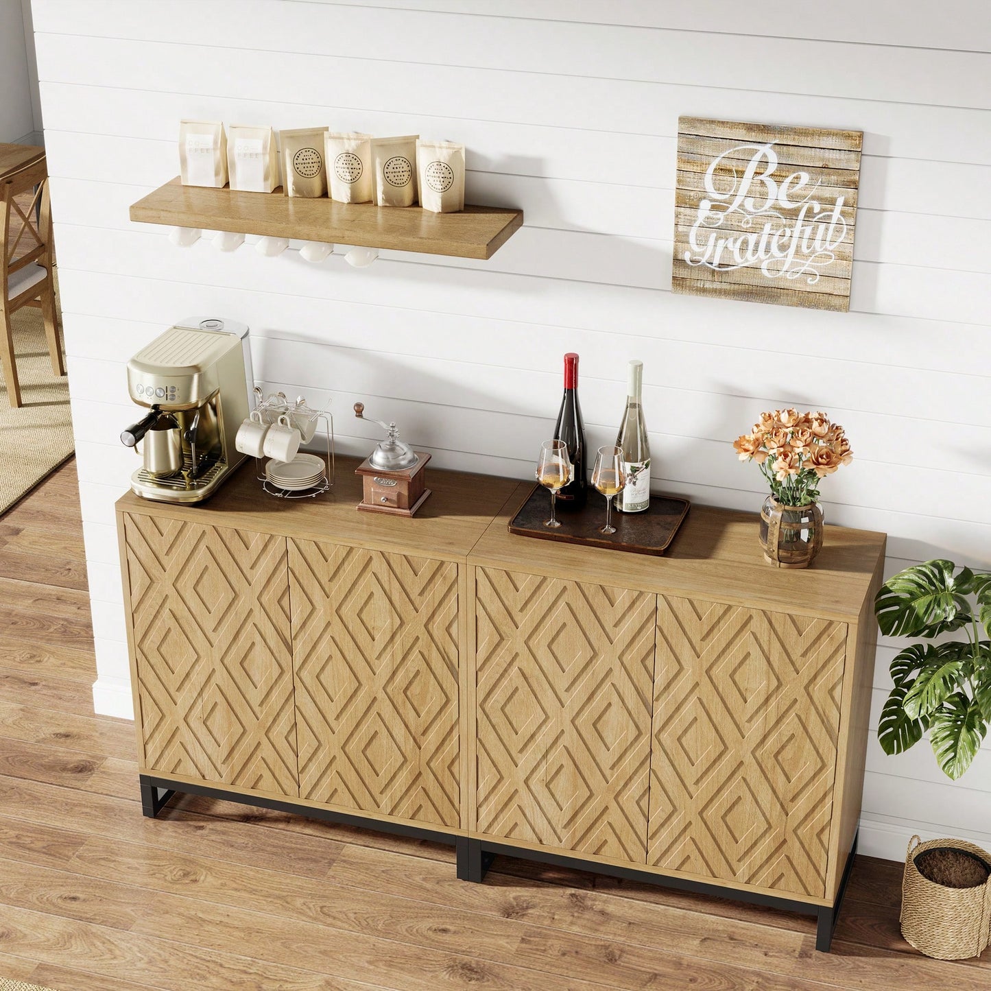 SORAYA SIDEBOARD - BROWN