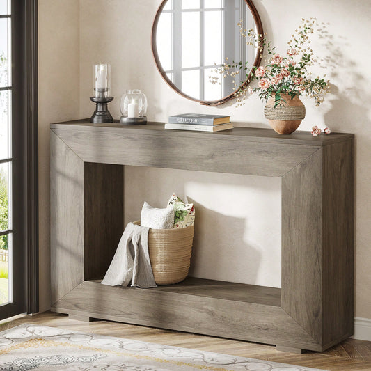 LISBON 47" CONSOLE TABLE - GRAY
