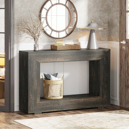 LISBON 47" CONSOLE TABLE - BLACK