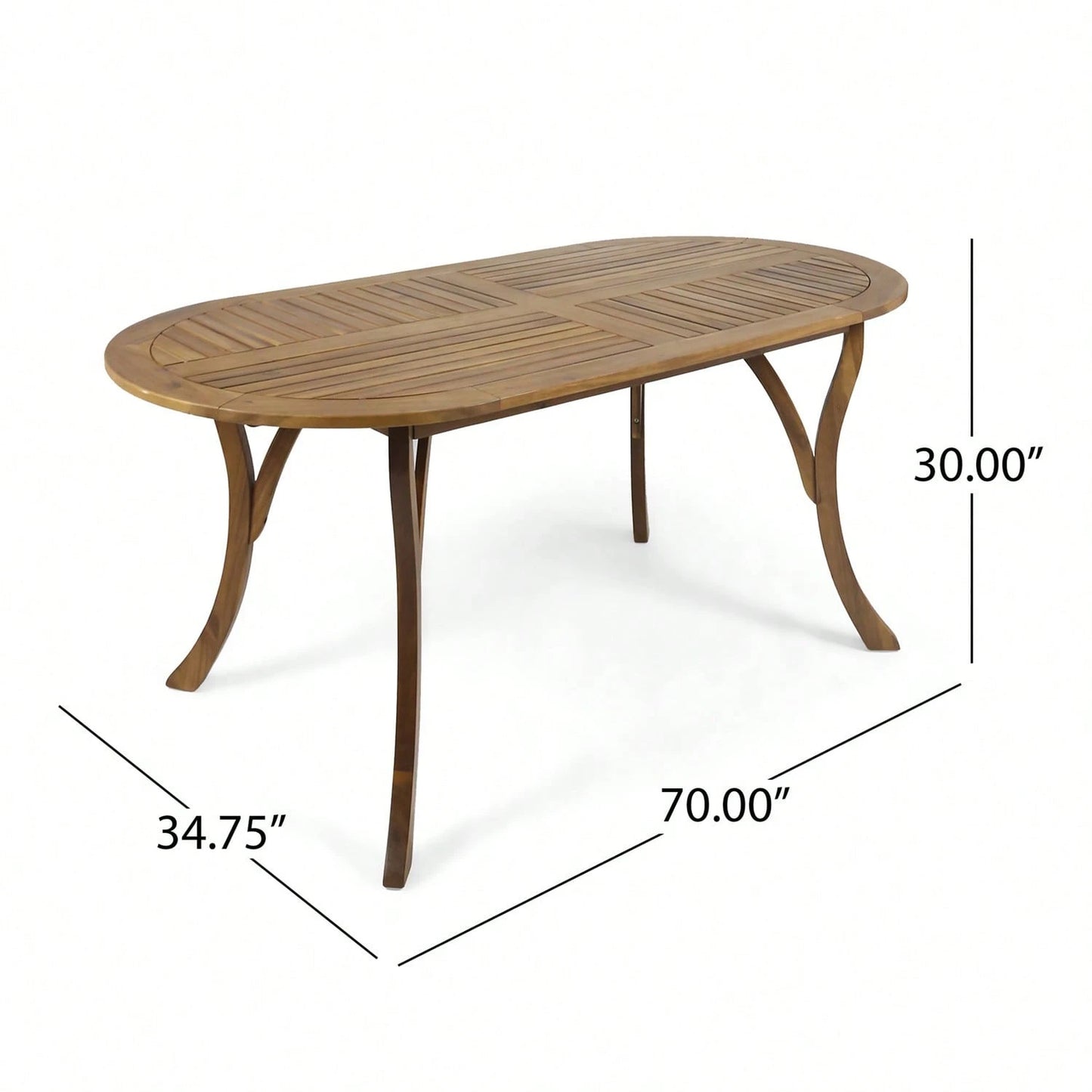 VIERA 70" OUTDOOR DINING TABLE- TEAK