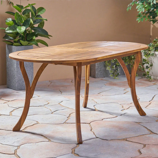 VIERA 70" OUTDOOR DINING TABLE- TEAK