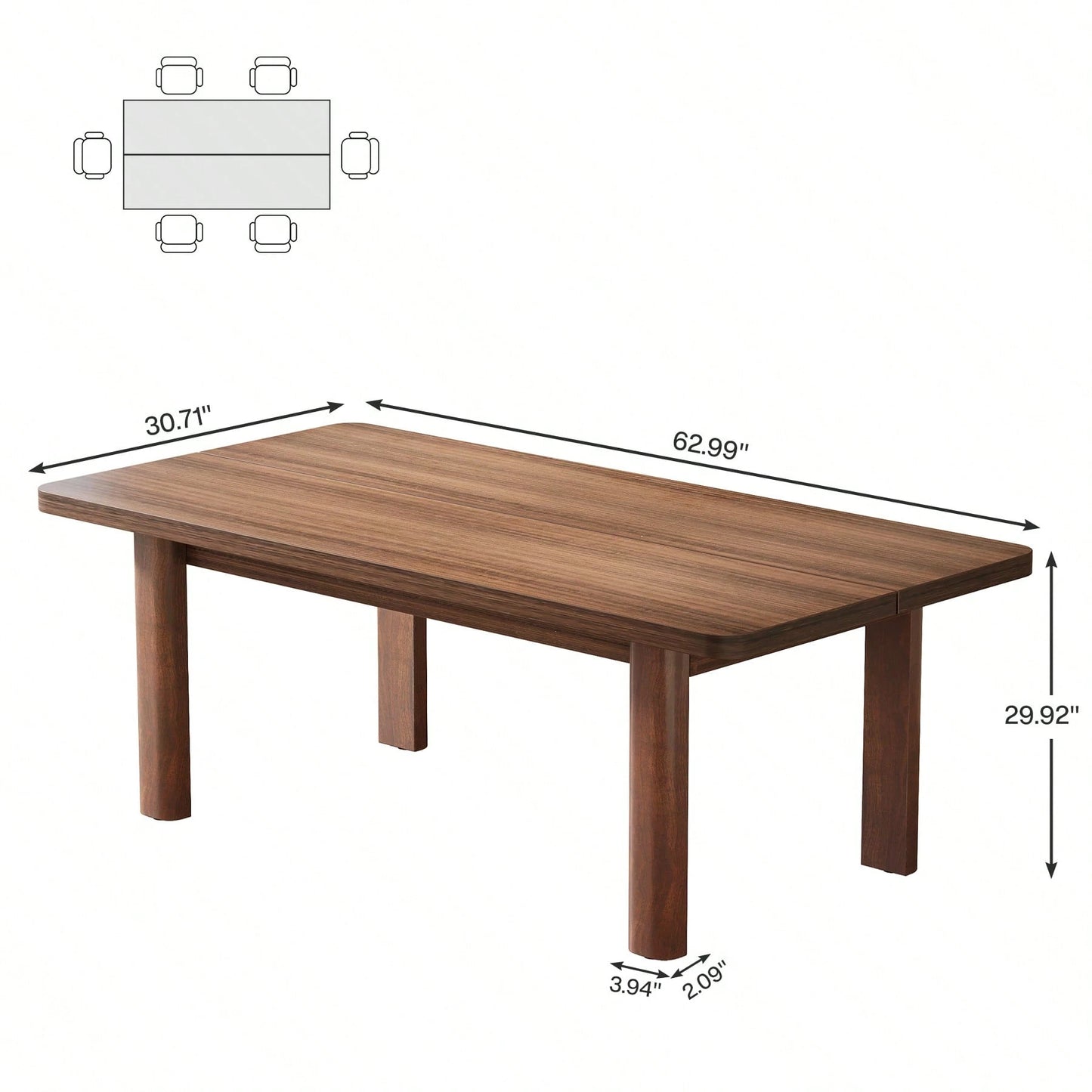 REMA 63" DINING TABLE