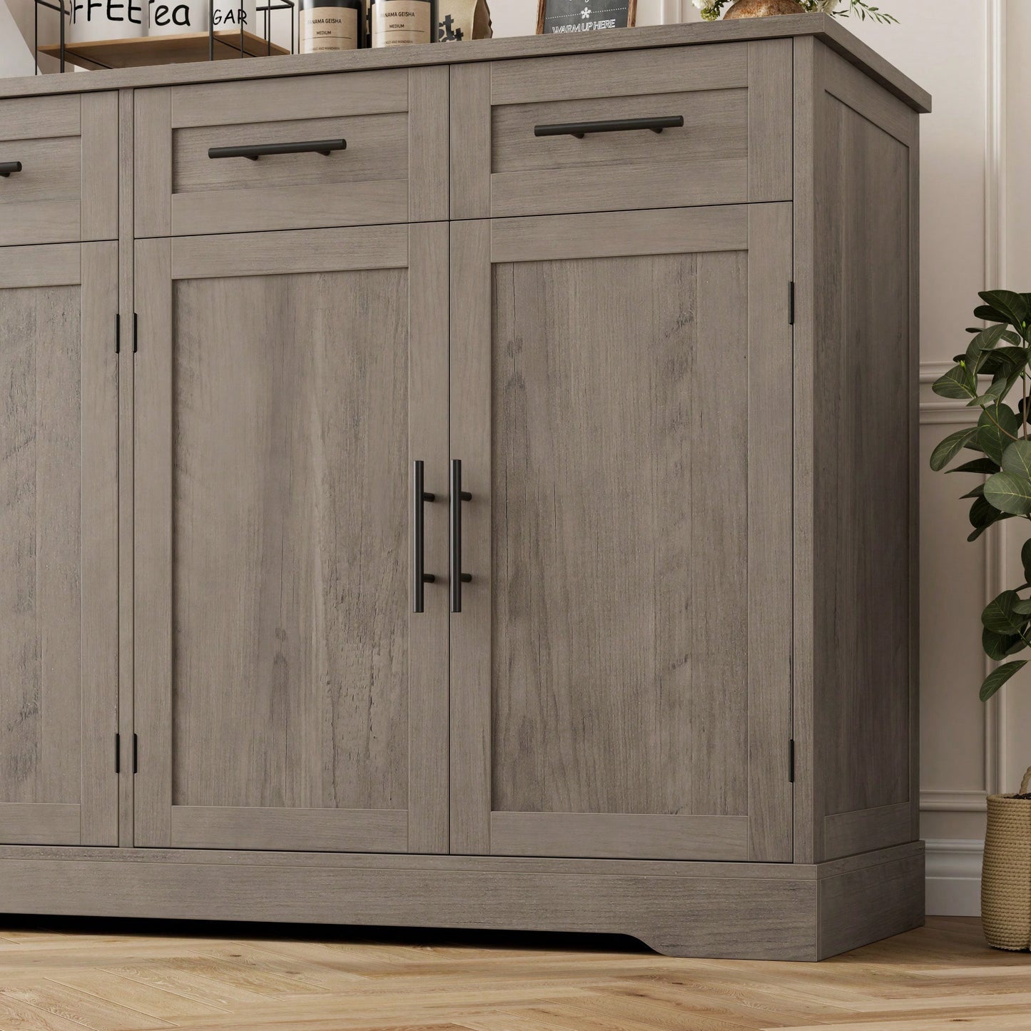 ESTELLE SIDEBOARD- GRAY