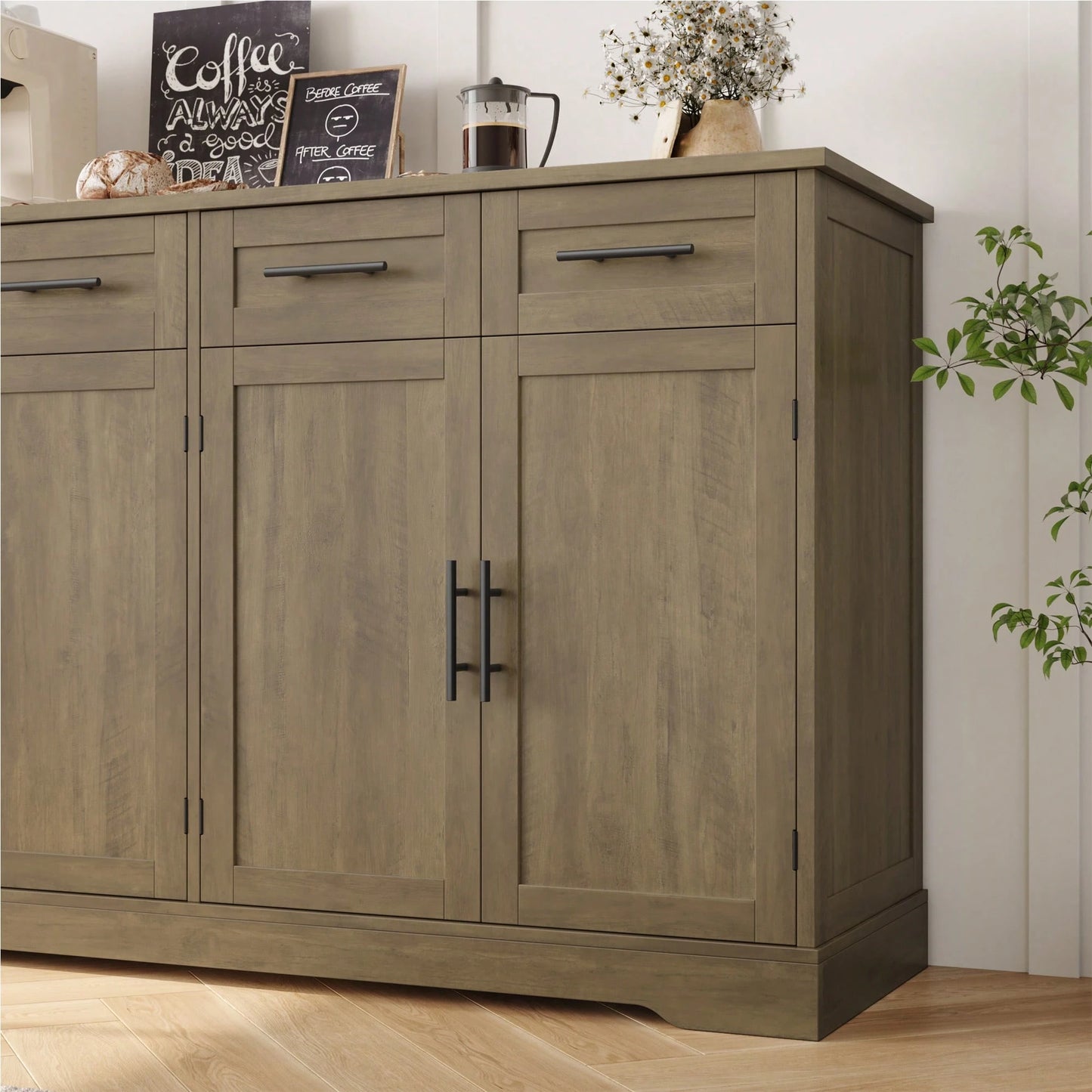 ESTELLE SIDEBOARD - BROWN