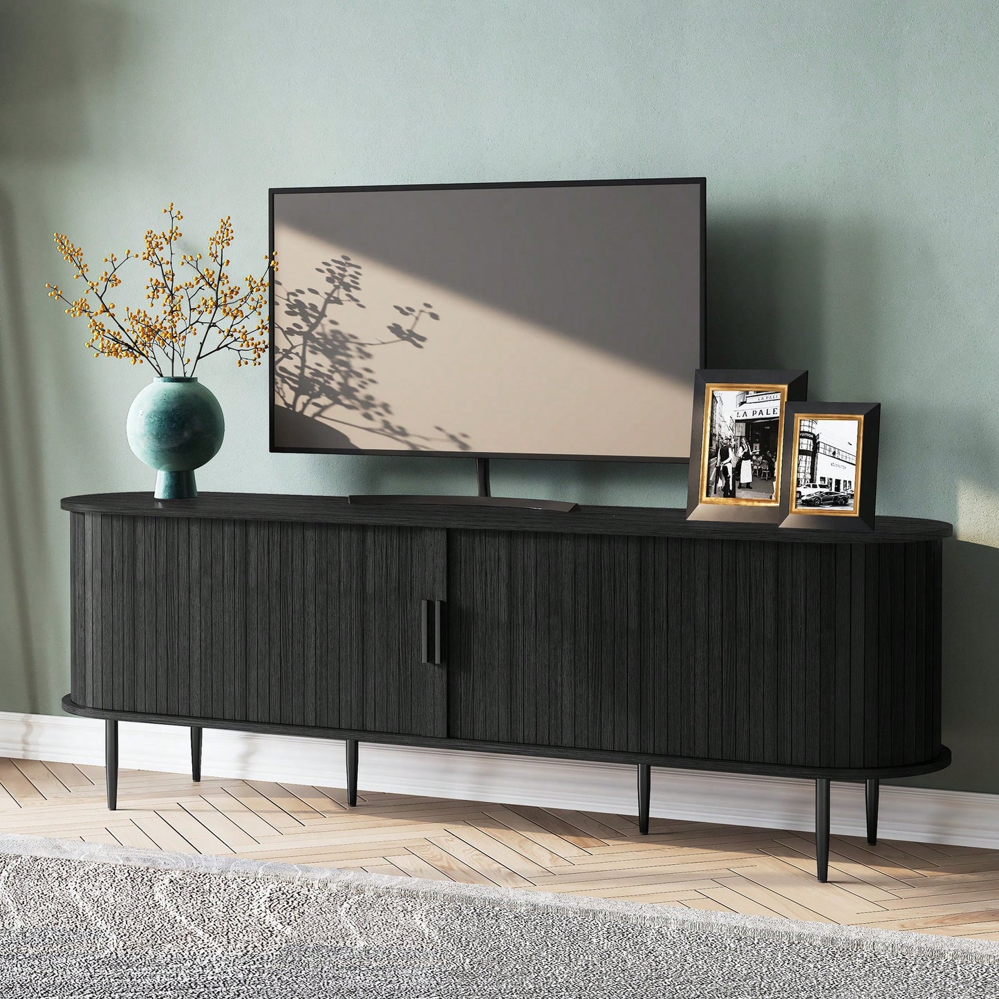 JASPER 70" MEDIA CONSOLE - BLACK