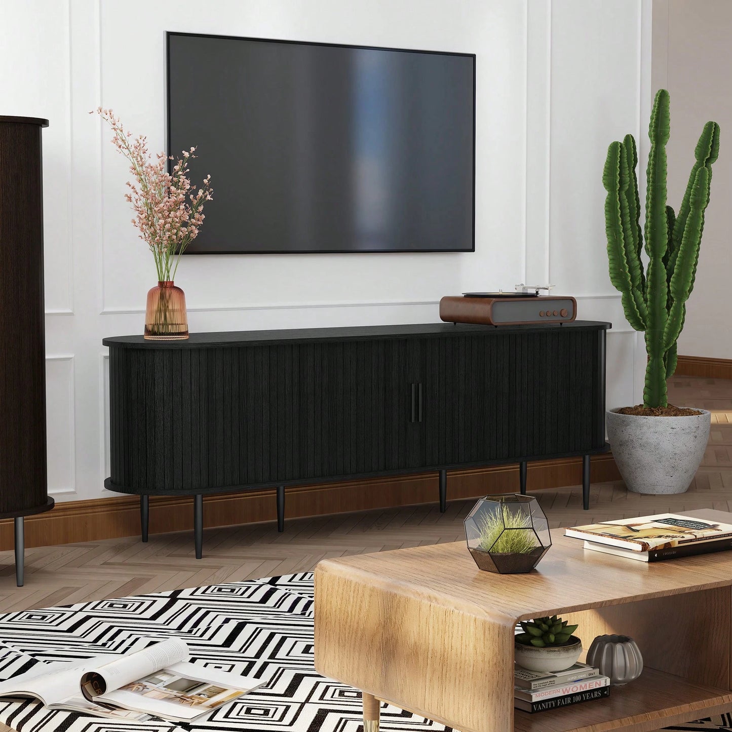 JASPER 70" MEDIA CONSOLE - BLACK
