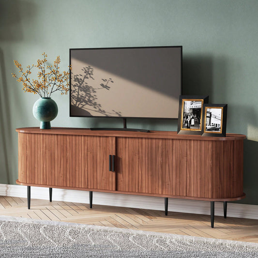 JASPER 70" MEDIA CONSOLE - BROWN