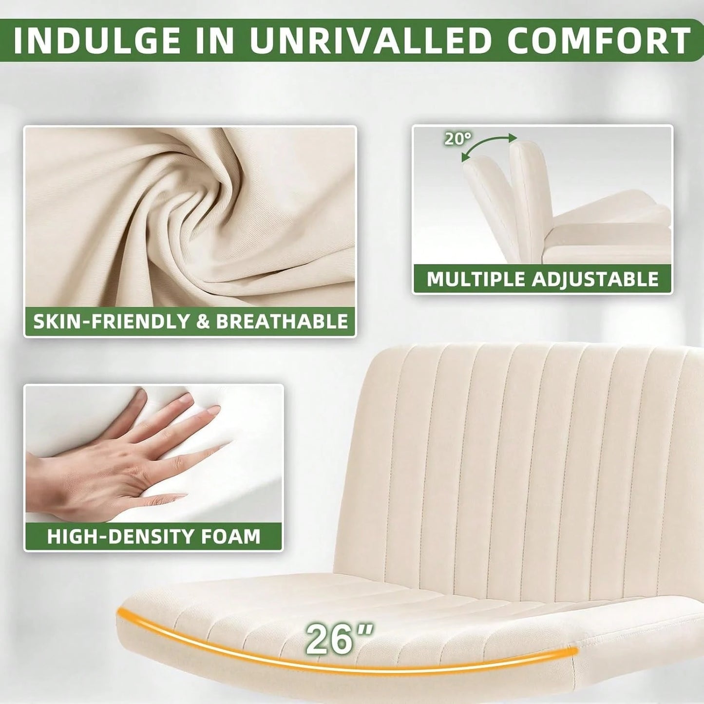 POISE OFFICE CHAIR - BEIGE