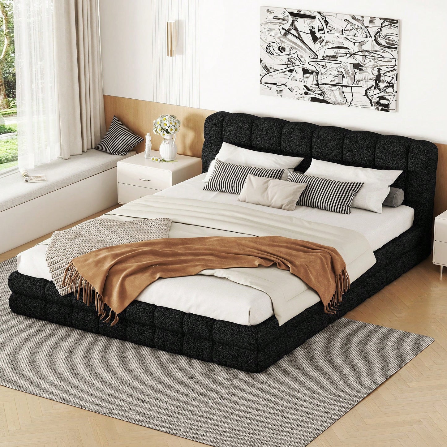 KAIRO BED FRAME - BLACK