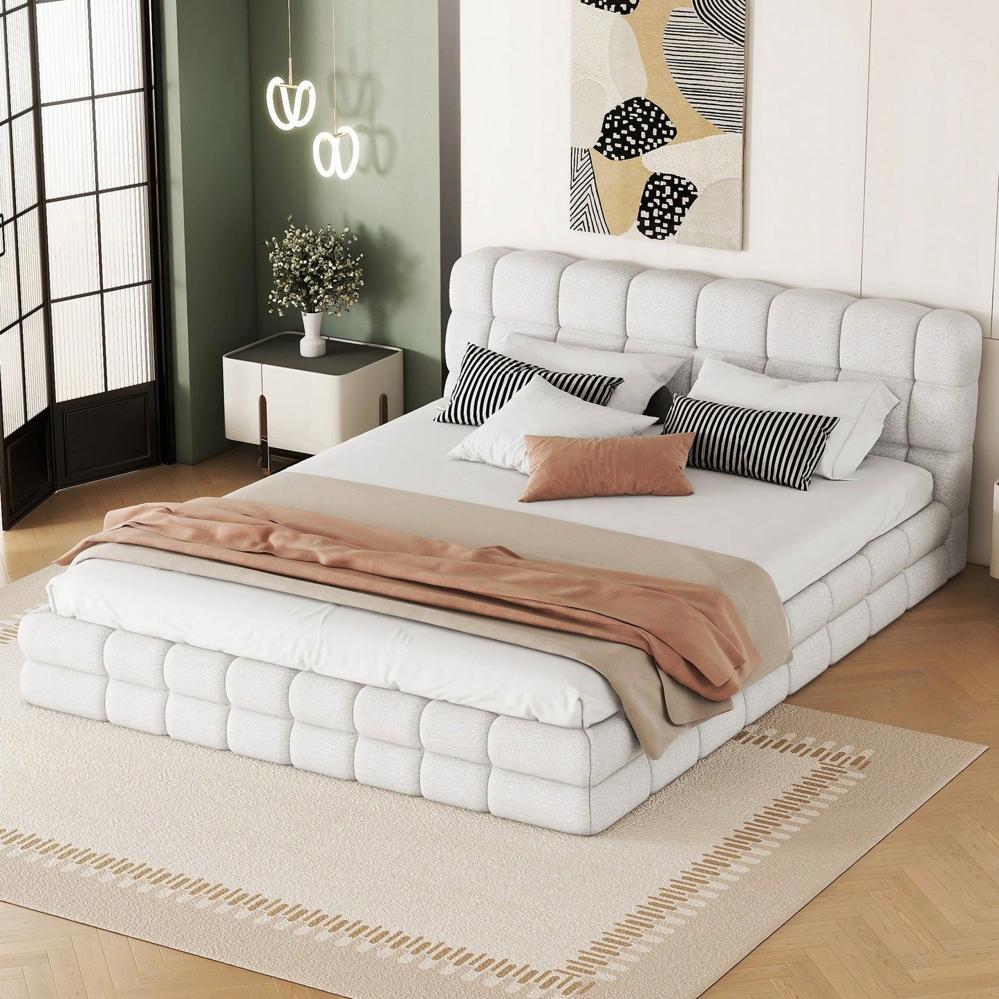 KAIRO BED FRAME - WHITE